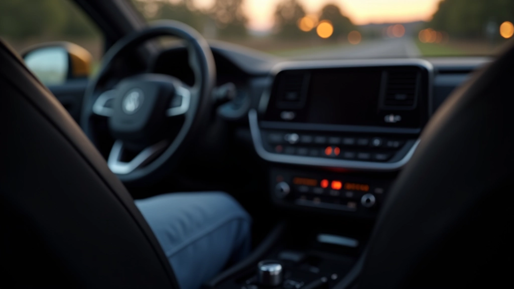 Automobilių sėdynės šildymo ir vėsinimo valdymo sistemos mygtukai, šiltos spalvos indikatoriai